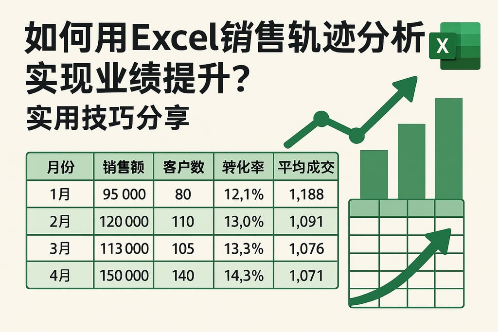 如何用Excel销售轨迹分析实现业绩提升？实用技巧分享