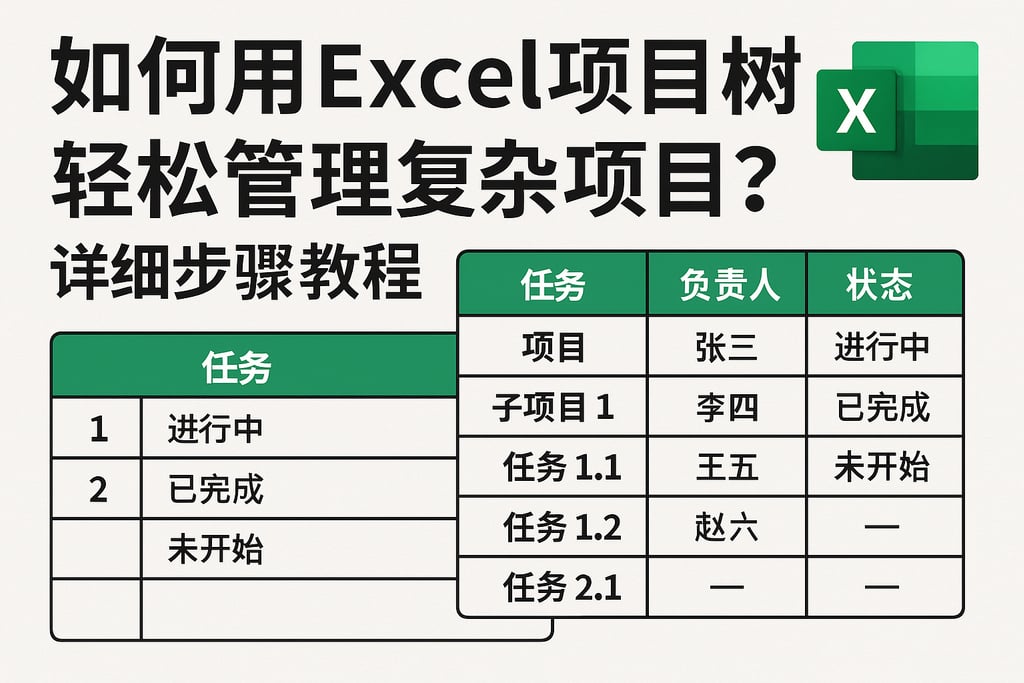 如何用Excel项目树轻松管理复杂项目？详细步骤教程
