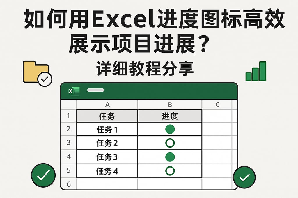 如何用excel进度图标高效展示项目进展？详细教程分享