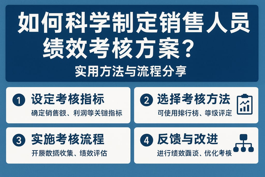 如何科学制定销售人员绩效考核方案？实用方法与流程分享
