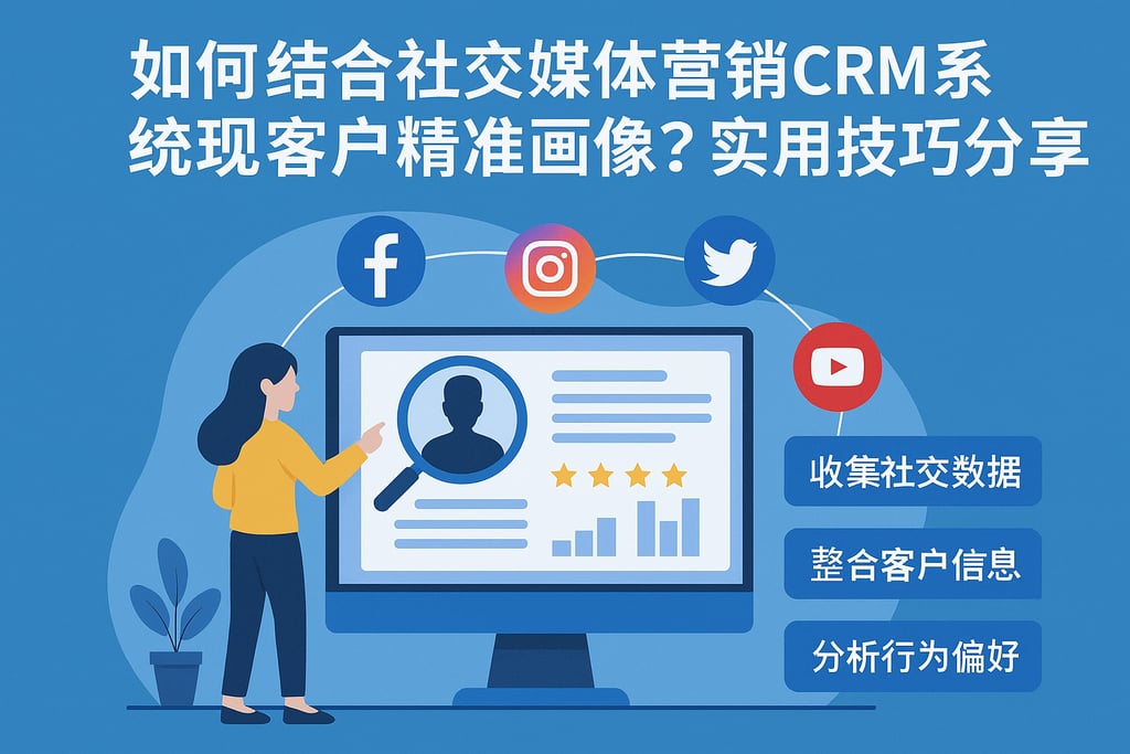 如何结合社交媒体营销CRM系统实现客户精准画像？实用技巧分享