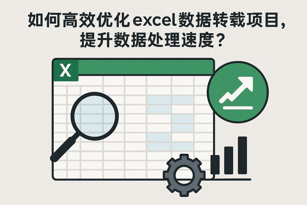 如何高效优化excel数据加载项目，提升数据处理速度？