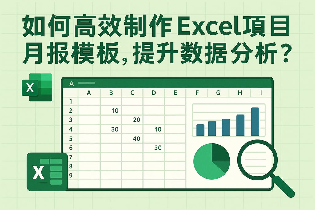 如何高效制作excel项目月报模板，提升数据分析效率？