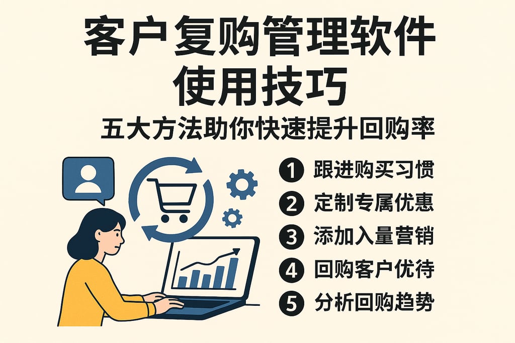 客户复购管理软件使用技巧，五大方法助你快速提升回购率