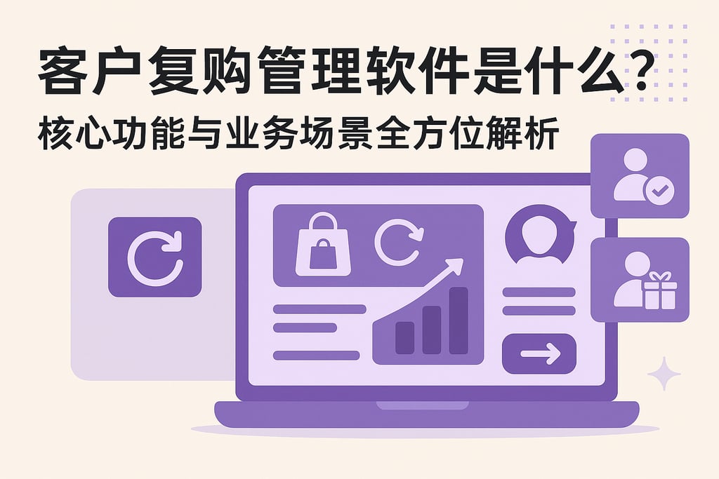 客户复购管理软件是什么？核心功能与业务场景全方位解析