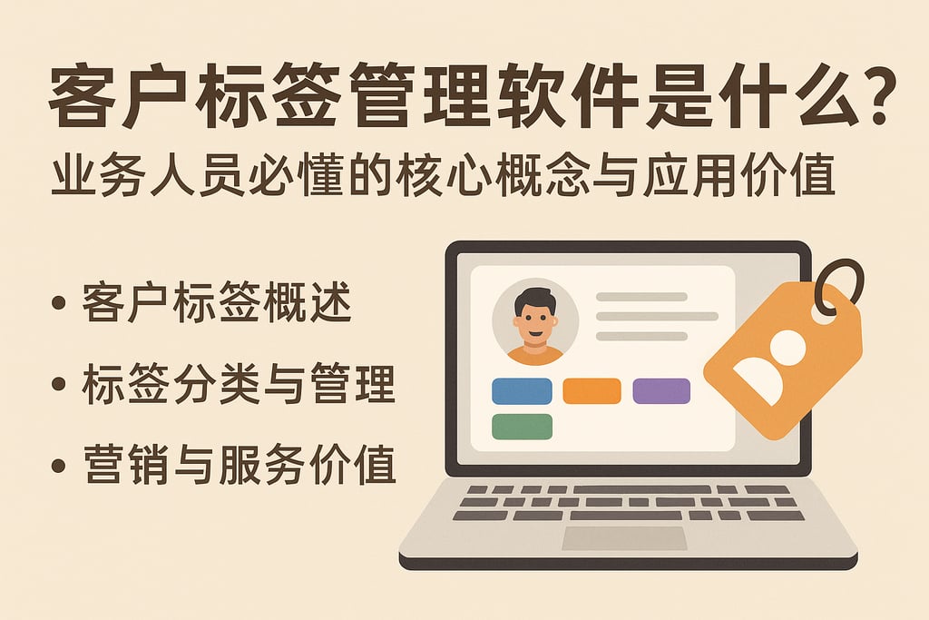 客户标签管理软件是什么？业务人员必懂的核心概念与应用价值