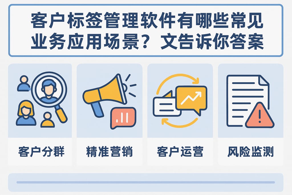客户标签管理软件有哪些常见业务应用场景？一文告诉你答案
