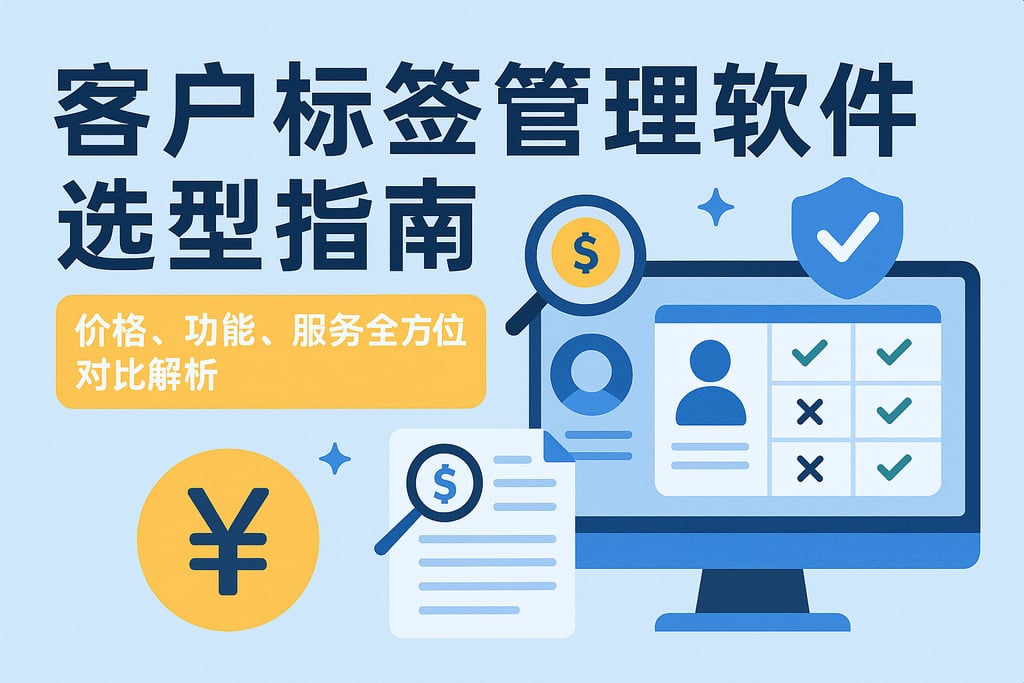 客户标签管理软件选型指南：价格、功能、服务全方位对比解析