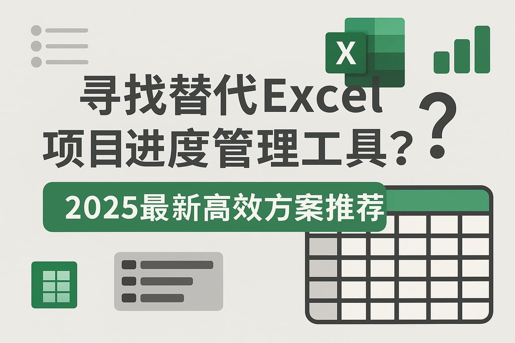 寻找替代Excel项目进度管理工具？2025最新高效方案推荐