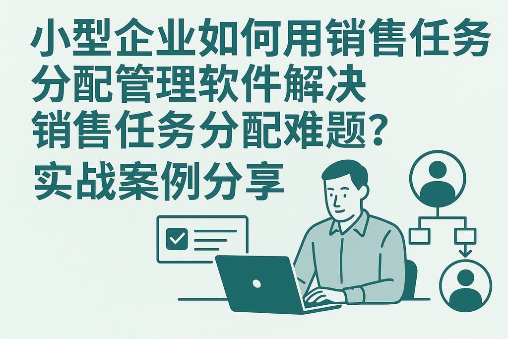 小型企业如何用销售任务分配管理软件解决销售任务分配难题？实战案例分享