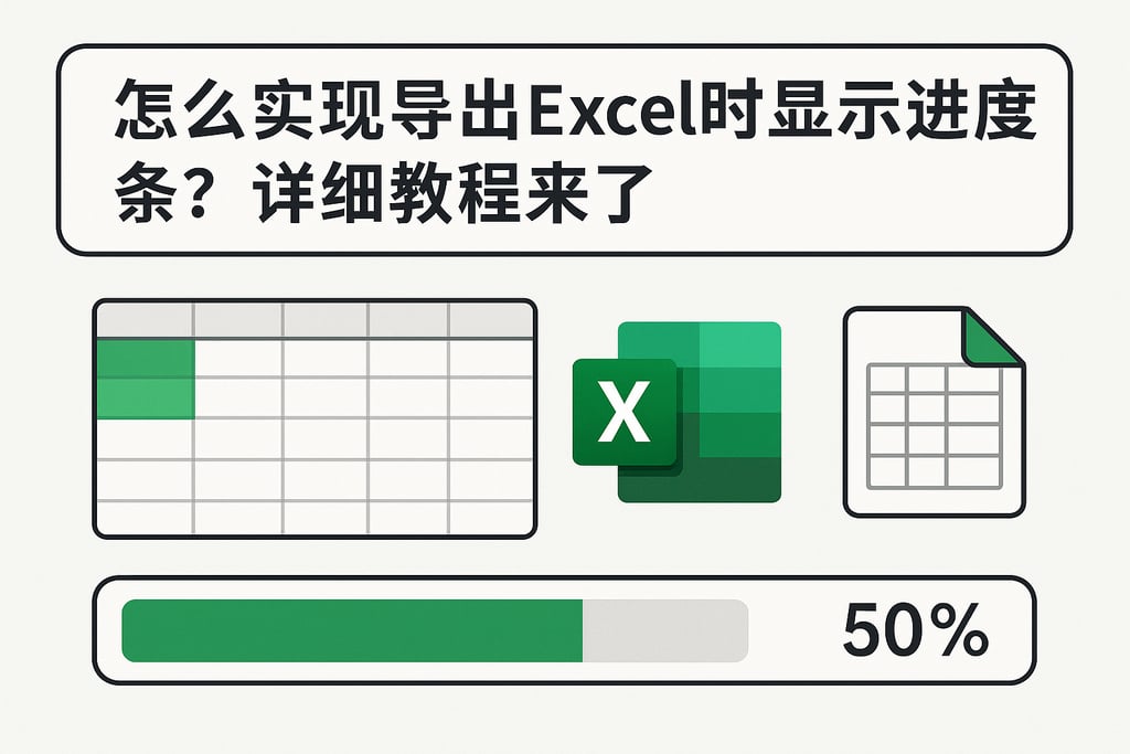 怎么实现导出Excel时显示进度条？详细教程来了