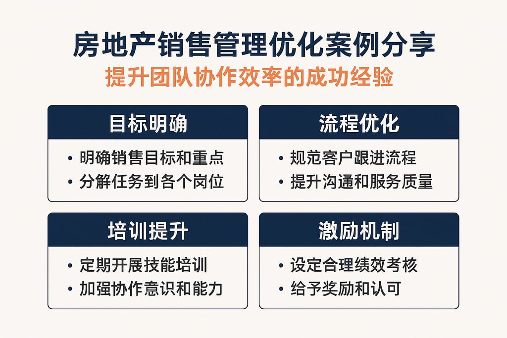 房地产销售管理优化案例分享，提升团队协作效率的成功经验