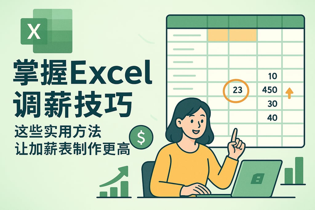 掌握excel调薪技巧，这些实用方法让加薪表制作更高效