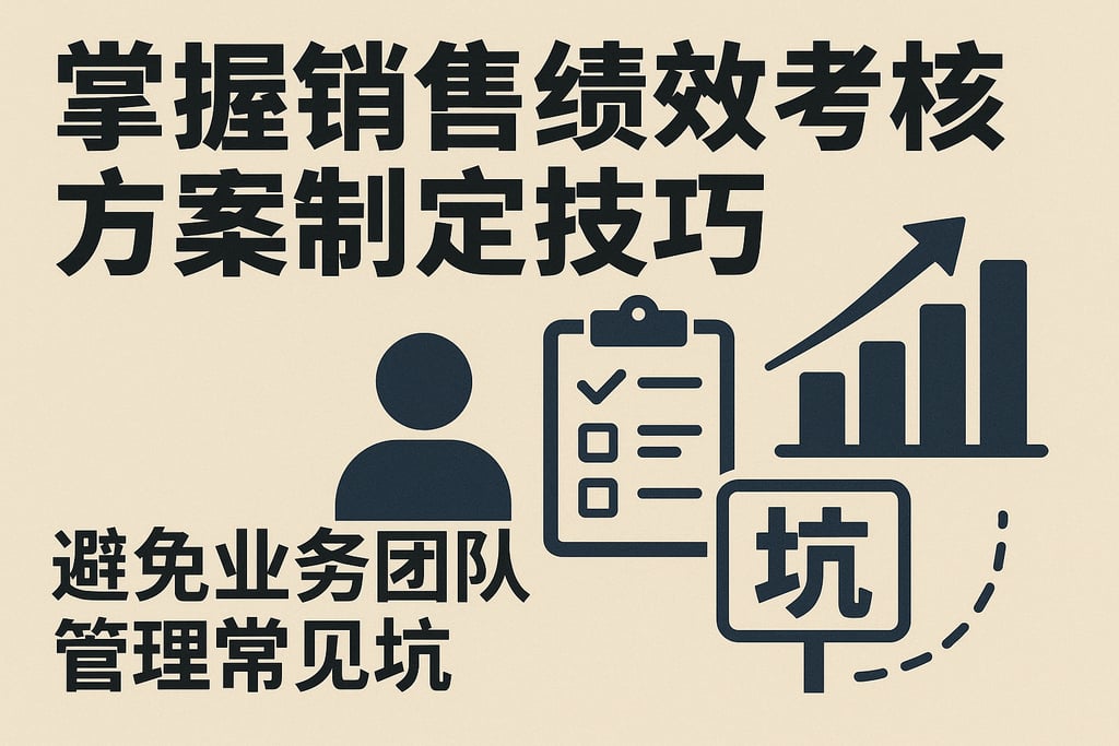 掌握销售绩效考核方案制定技巧，避免业务团队管理常见坑