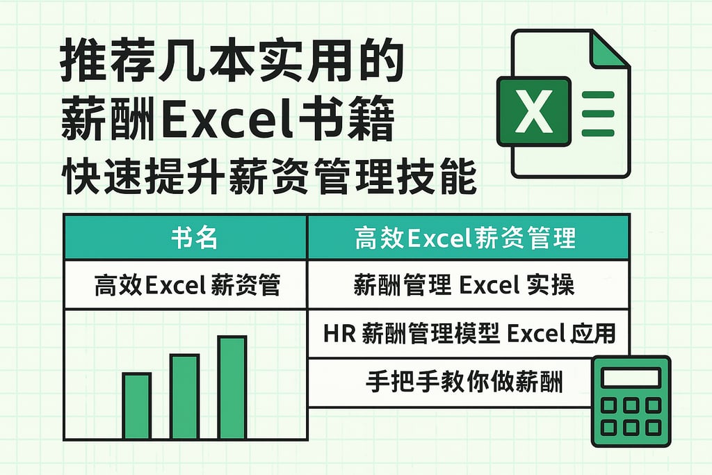 推荐几本实用的薪酬excel书籍，快速提升薪资管理技能