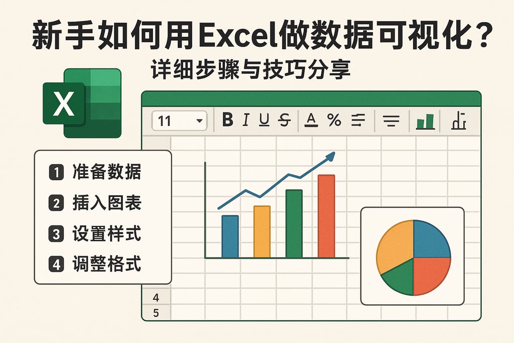 新手如何用Excel做数据可视化？详细步骤与技巧分享