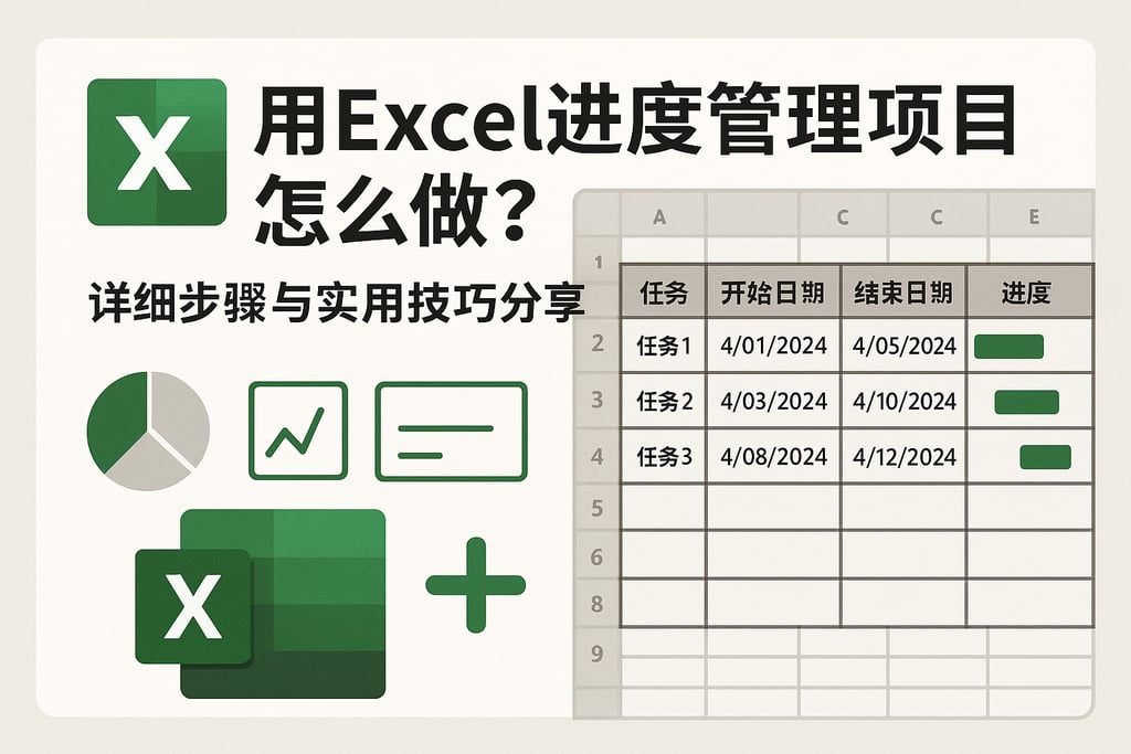 用Excel进度管理项目怎么做？详细步骤与实用技巧分享