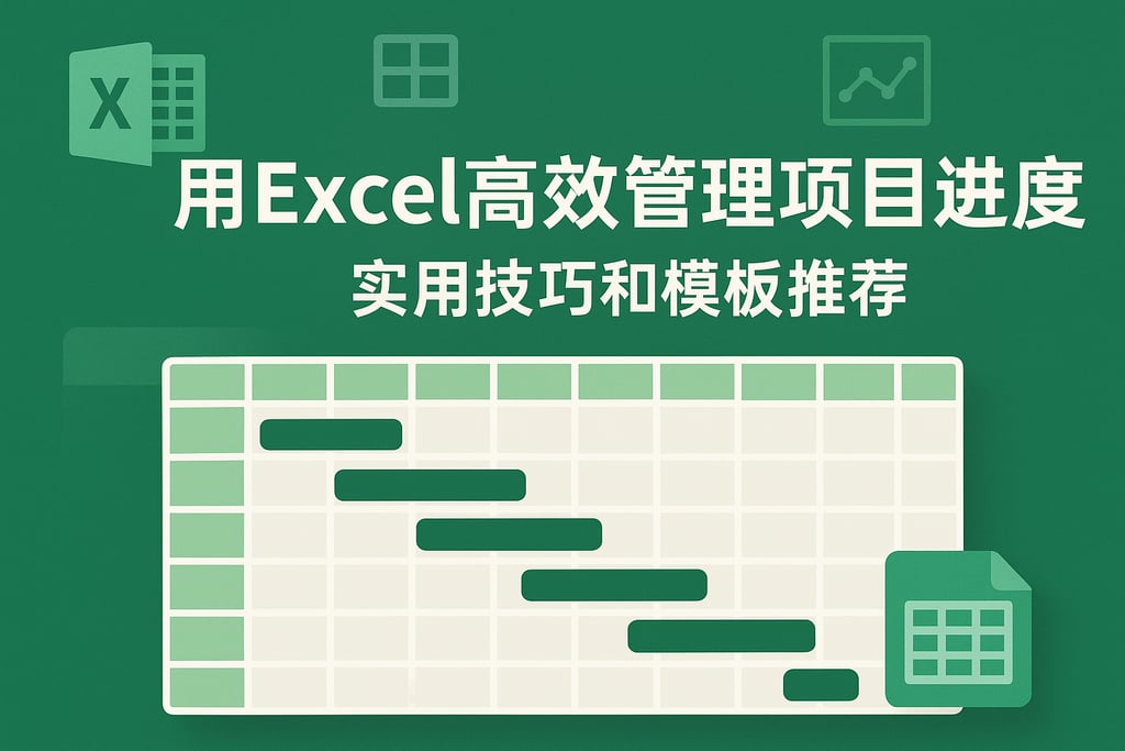 用Excel高效管理项目进度，实用技巧和模板推荐