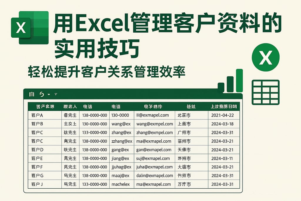 用excel管理客户资料的实用技巧，轻松提升客户关系管理效率