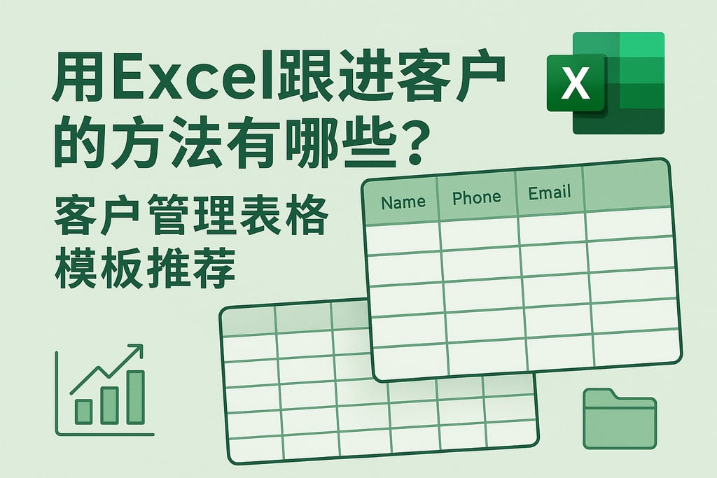 用excel跟进客户的方法有哪些？客户管理表格模板推荐