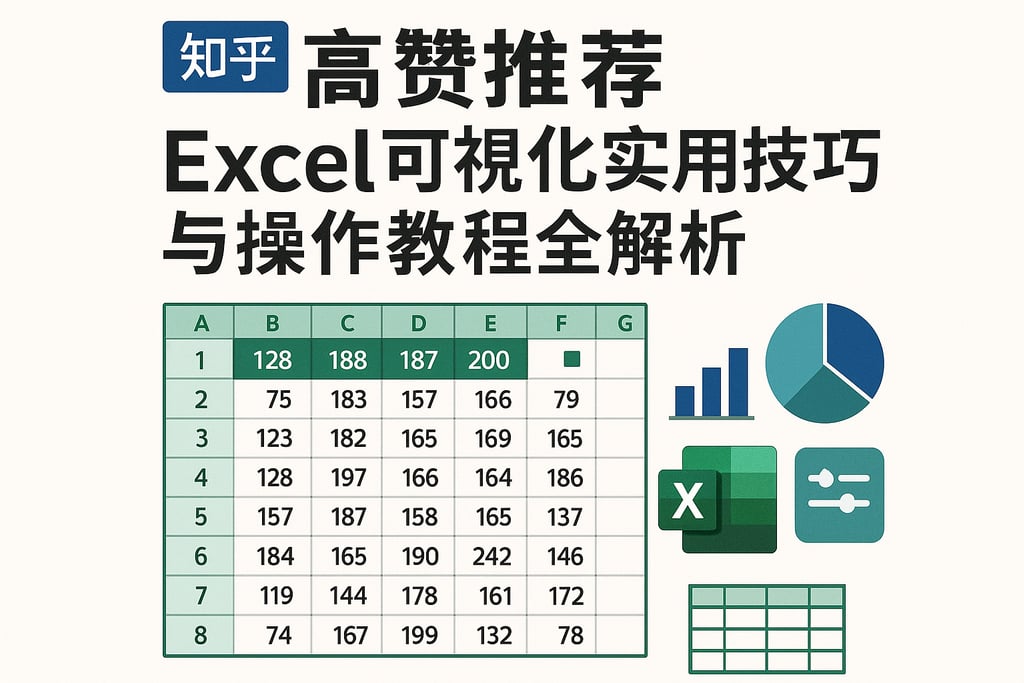 知乎高赞推荐：Excel可视化实用技巧与操作教程全解析