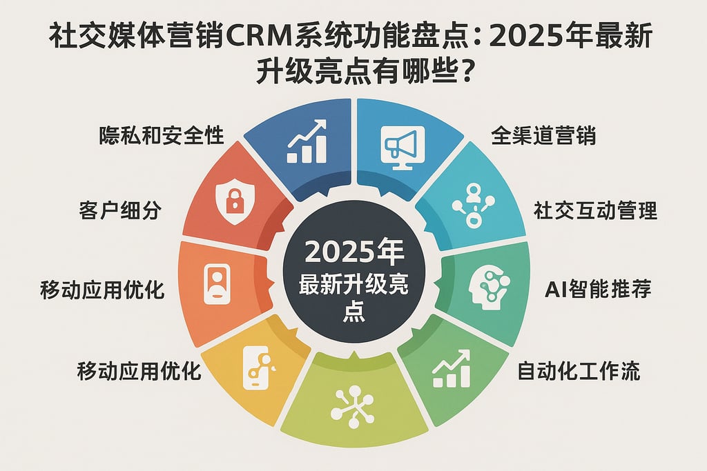 社交媒体营销CRM系统功能盘点：2025年最新升级亮点有哪些？