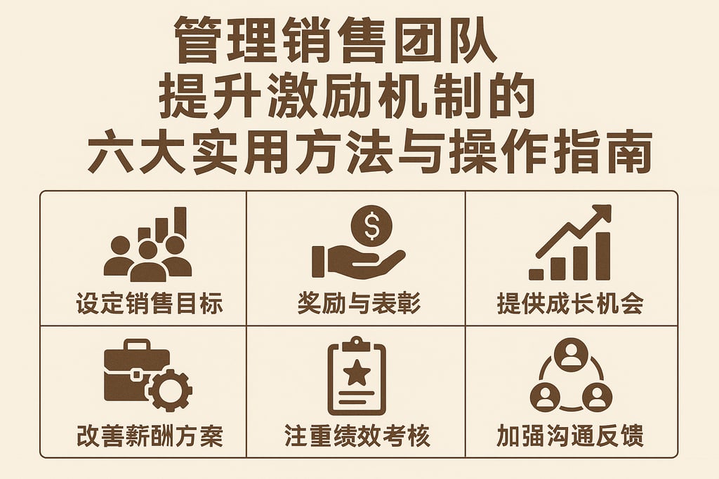 管理销售团队提升激励机制的六大实用方法与操作指南