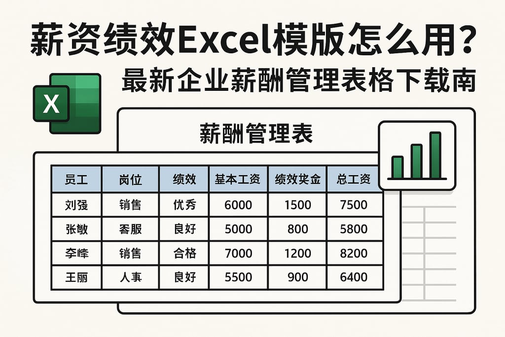 薪资绩效excel模板怎么用？最新企业薪酬管理表格下载指南