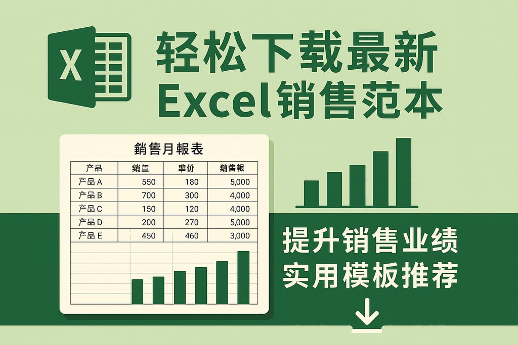 轻松下载最新excel销售范本，提升销售业绩实用模板推荐