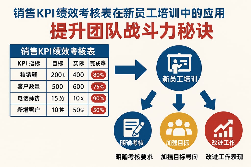 销售KPI绩效考核表在新员工培训中的应用，提升团队战斗力秘诀