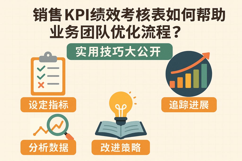 销售KPI绩效考核表如何帮助业务团队优化流程？实用技巧大公开