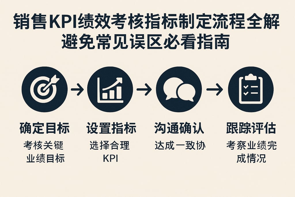 销售kpi绩效考核指标制定流程全解，避免常见误区必看指南
