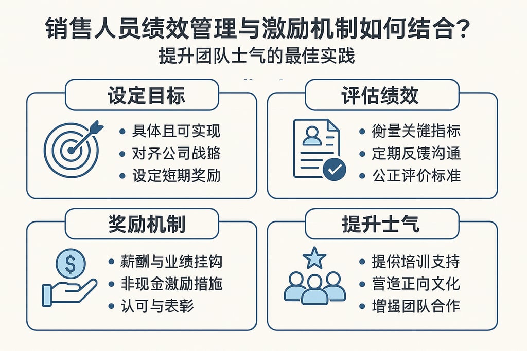 销售人员绩效管理与激励机制如何结合？提升团队士气的最佳实践