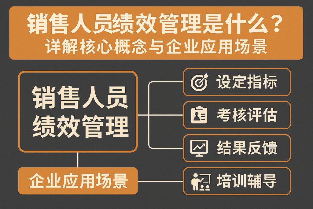 销售人员绩效管理是什么？详解核心概念与企业应用场景
