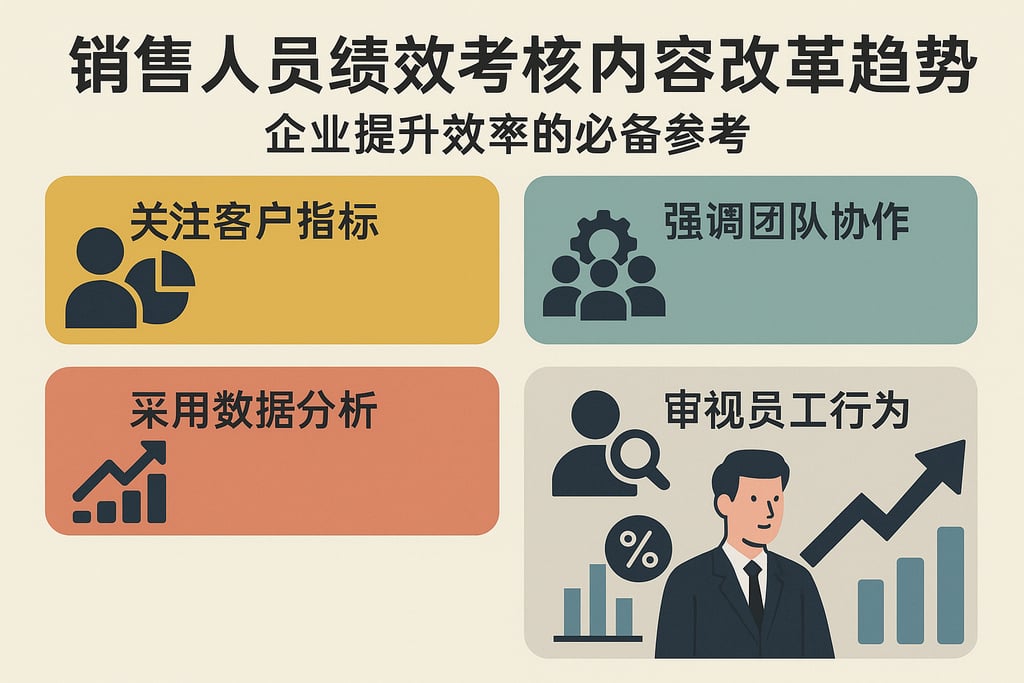 销售人员绩效考核内容改革趋势，企业提升效率的必备参考