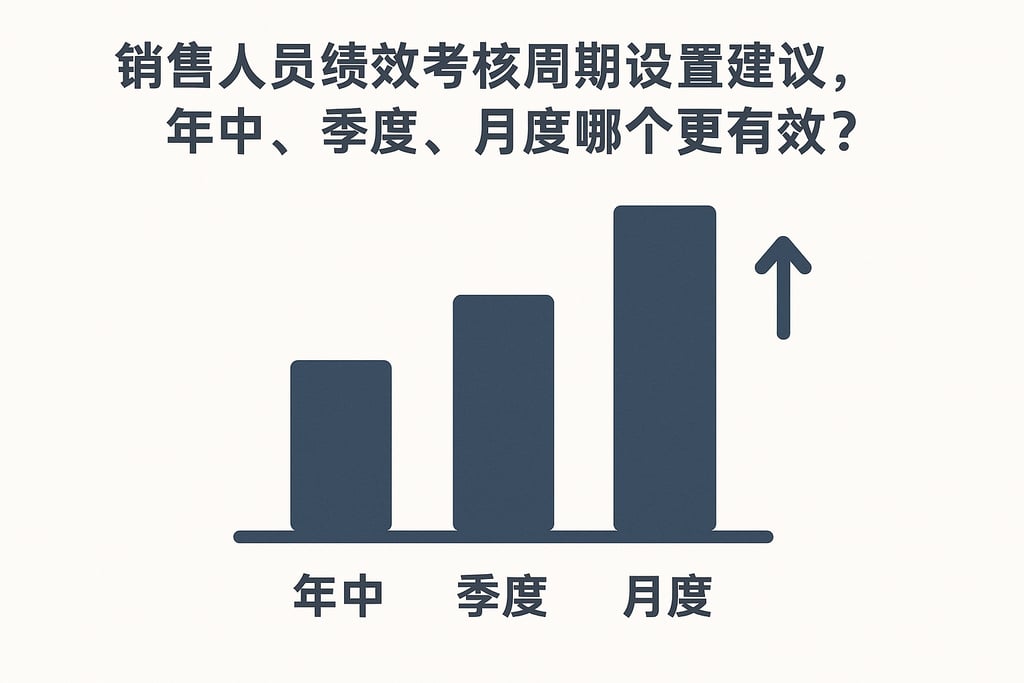 销售人员绩效考核周期设置建议，年中、季度、月度哪个更有效？