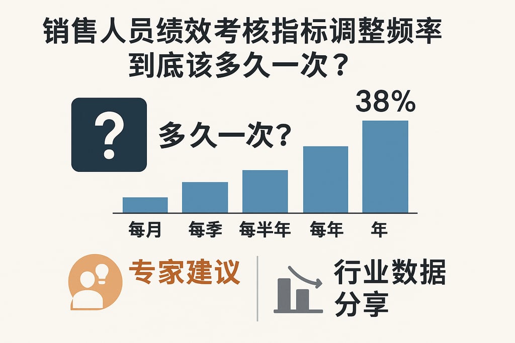 销售人员绩效考核指标调整频率到底该多久一次？专家建议与行业数据分享