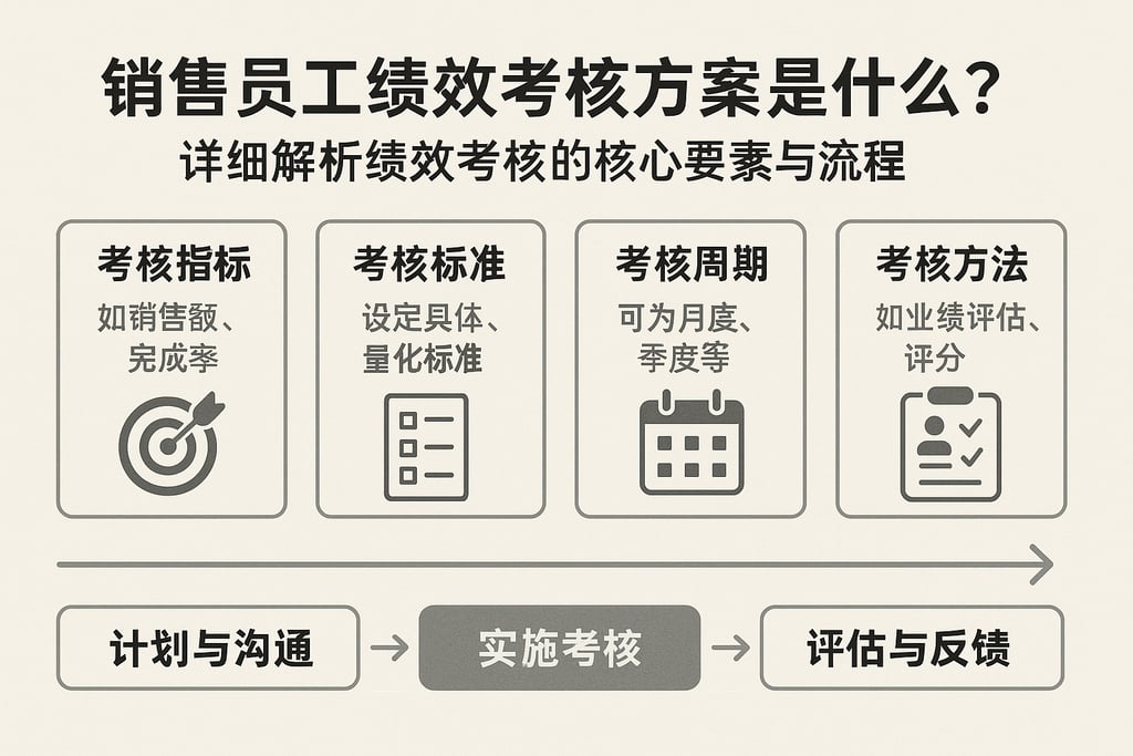 销售员工绩效考核方案是什么？详细解析绩效考核的核心要素与流程