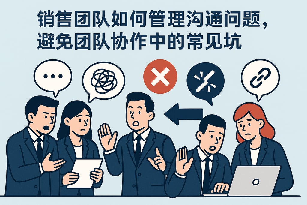 销售团队如何管理沟通问题，避免团队协作中的常见坑