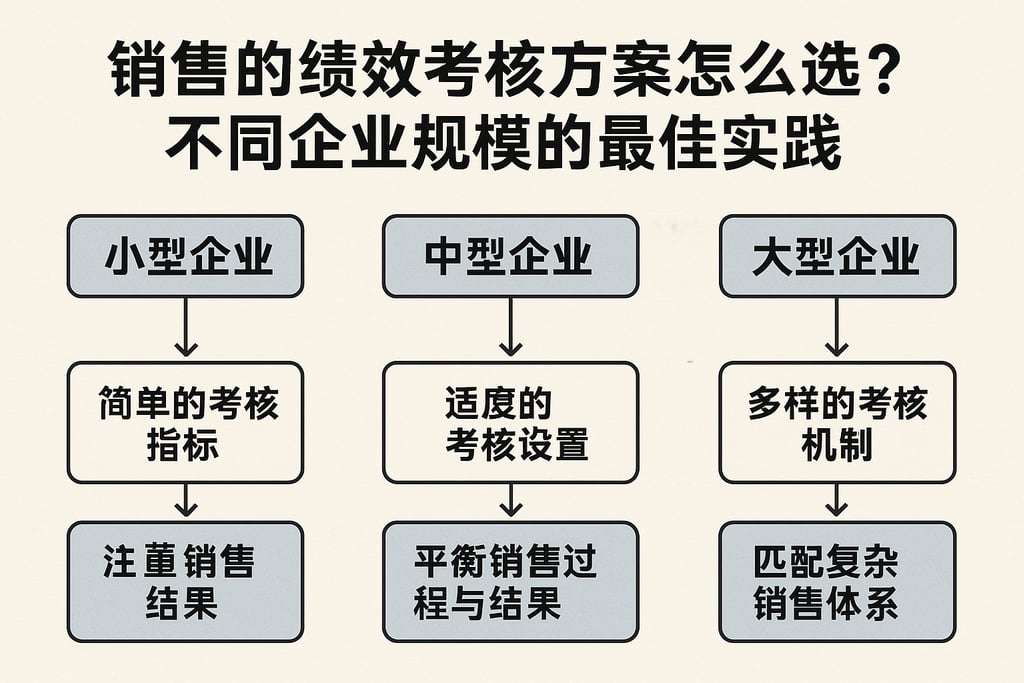销售的绩效考核方案怎么选？不同企业规模的最佳实践