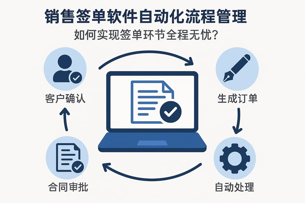 销售签单软件自动化流程管理，如何实现签单环节全程无忧？