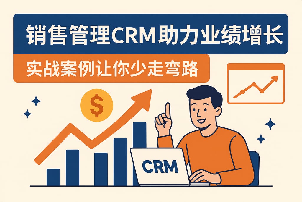 销售管理CRM助力业绩增长，实战案例让你少走弯路