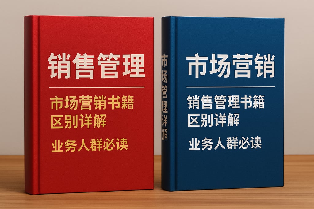 销售管理书籍与市场营销书籍区别详解，业务人群必读