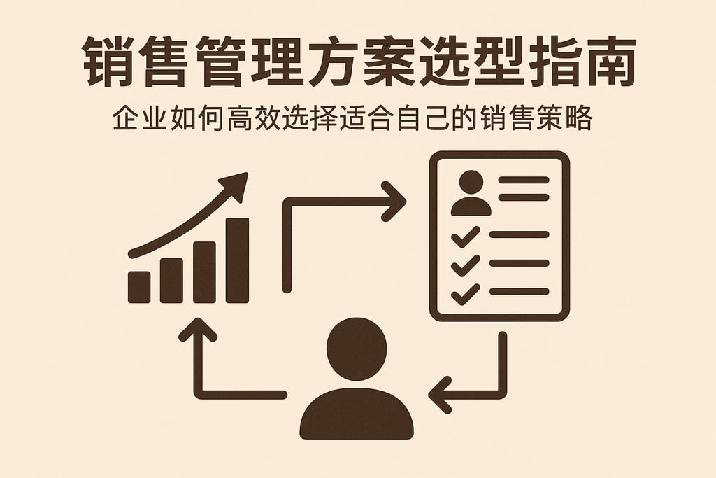 销售管理方案选型指南：企业如何高效选择适合自己的销售策略
