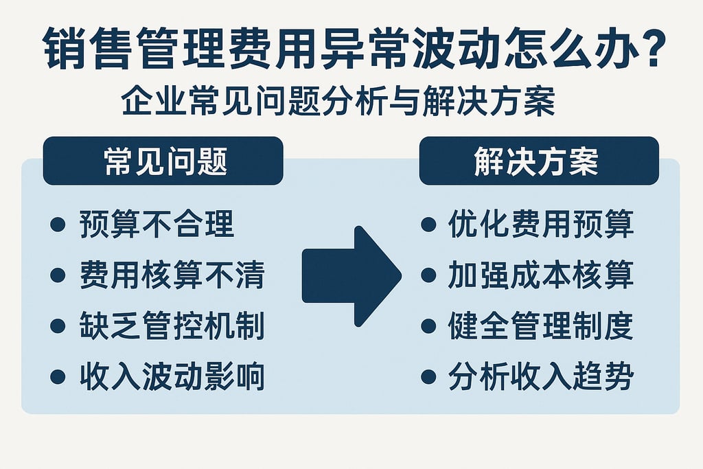 销售管理费用异常波动怎么办？企业常见问题分析与解决方案