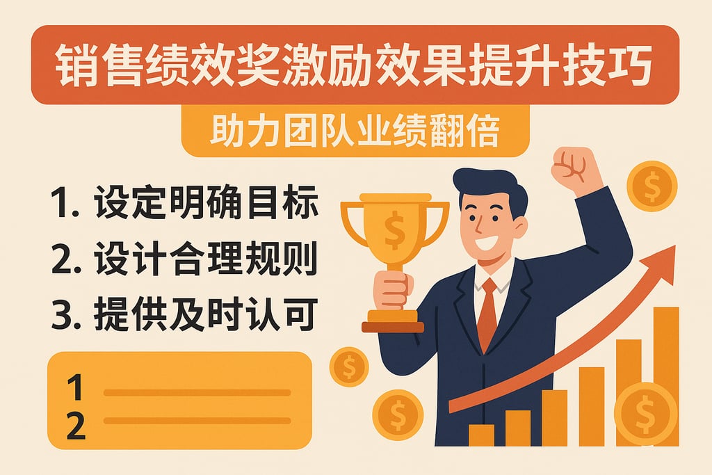 销售绩效奖激励效果提升技巧，助力团队业绩翻倍