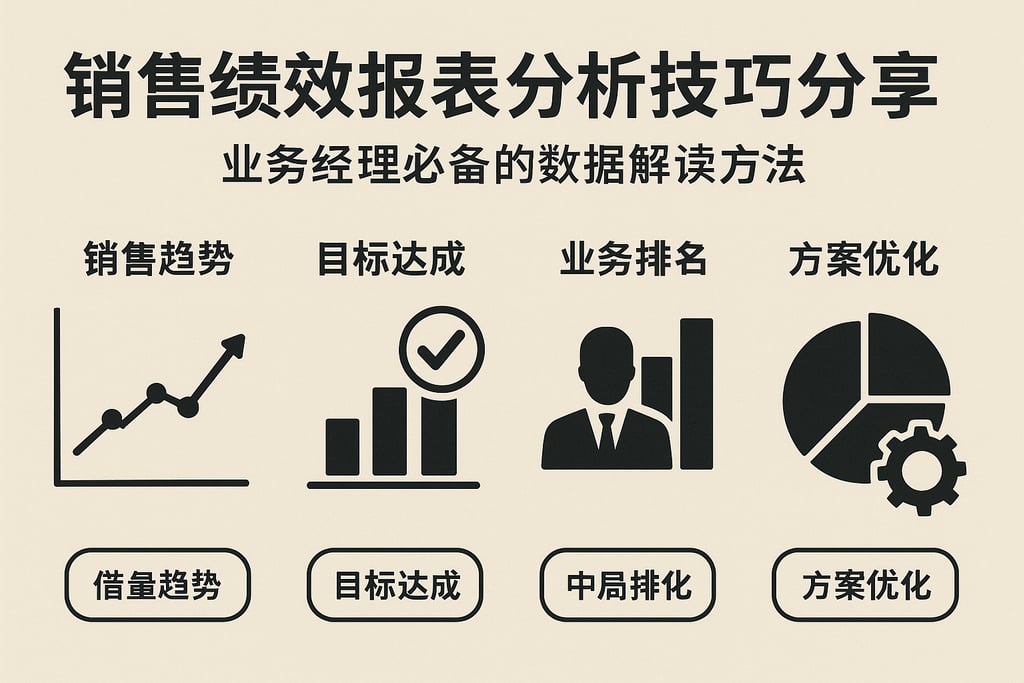 销售绩效报表分析技巧分享，业务经理必备的数据解读方法