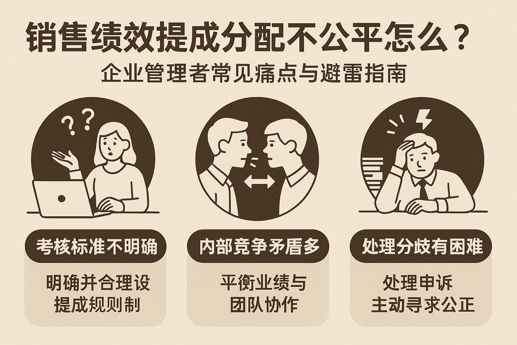 销售绩效提成分配不公平怎么办？企业管理者常见痛点与避雷指南