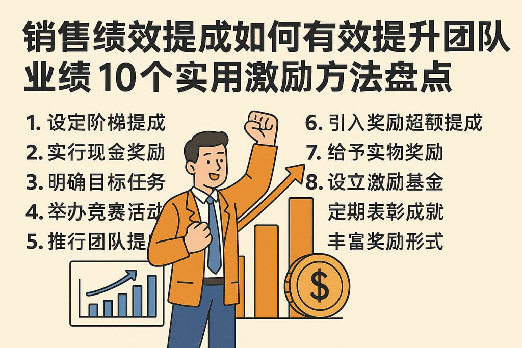 销售绩效提成如何有效提升团队业绩，10个实用激励方法盘点