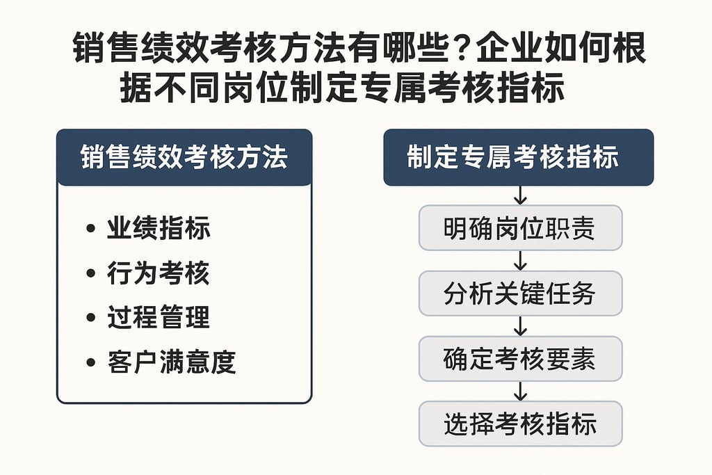 销售绩效考核方法有哪些？企业如何根据不同岗位制定专属考核指标